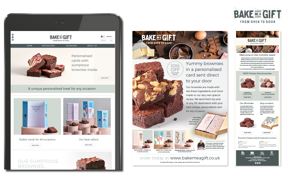 Bake me A Gift | Digital Advertisements | E-commerce