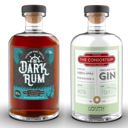 The Consortium | Bottle Label | Design and Print